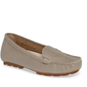 Blondo suede leather dale gray moccasin flat shoes sz 11M